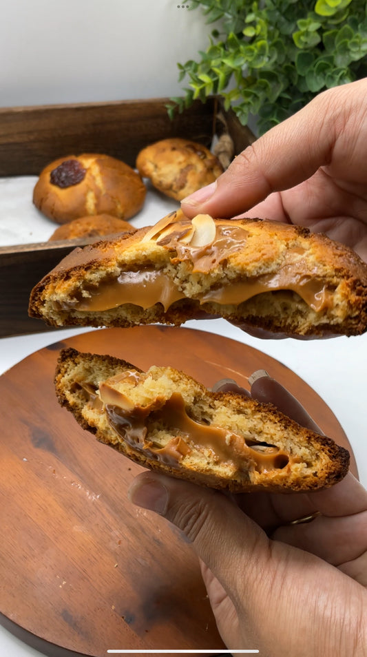 Galleta rellena de Caramelo